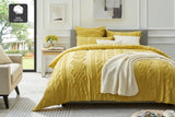 NNEKG Leander Tufted Quilt Cover Set (Honeysuckle Queen)