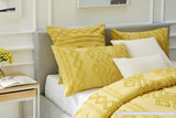 NNEKG Leander Tufted Quilt Cover Set (Honeysuckle Queen)