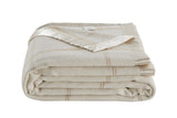 NNEKGE Merino Wool Blend Blanket (Cream Single Double)
