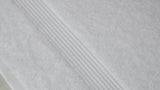 NNEKG 7 Piece 550GSM Mimosa Turkish Cotton Towel Set (White)
