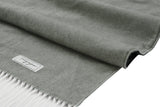NNEKGE Riley Picnic Rug with Reusable Faux Leather Belt (Grey)