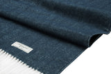 NNEKGE Riley Picnic Rug with Reusable Faux Leather Belt (Navy)
