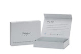 NNEKG Set of 2 Luxury 100% Mulberry Silk Pillowcases (Silver)
