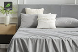NNEKG Florence Tencel Cotton Bed Sheet Set (Silver Double)