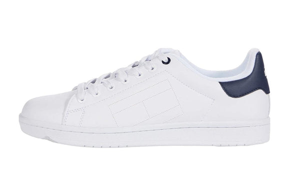 NNEKG Hilfiger Mens LEDON Sneakers (White Size 10 US)