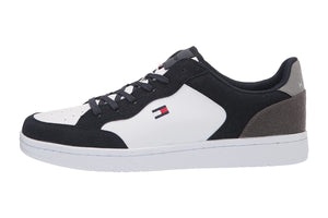 NNEKG Hilfiger Mens LENARD Sneakers (White Navy Size 13 US)