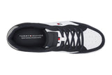 NNEKG Hilfiger Mens LENARD Sneakers (White Navy Size 13 US)