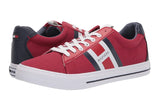 NNEKG Hilfiger Mens RANKER Sneakers (Red Size 8.5 US)