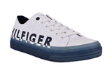 NNEKG Hilfiger Mens REIDS Sneakers (White Navy Size 13 US)