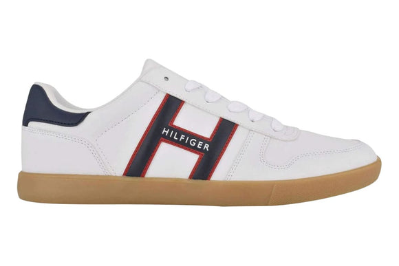 NNEKG Hilfiger Mens TAREN Sneakers (White Size 13 US)