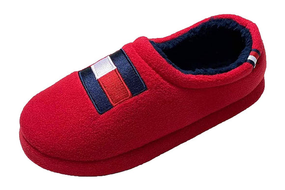 NNEKG Hilfiger Mens Yann Slippers (Red Size M US)
