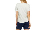 NNEKG Hilfiger Womens Short Sleeve Crew Neck Tee with Printed Graphics (White Stone Heather Size XXL)