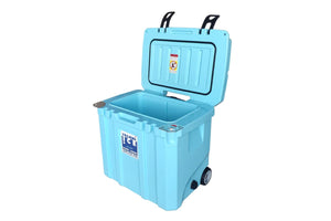 NNEKG Signature Hybrid Series Premium Ice Box 35L Light Blue with Wheels