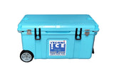NNEKG Signature Hardcore Series Premium Ice Box 75L Light Blue with Wheels