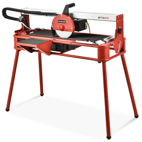 NNEMB 800W Electric Tile Saw Cutter with 200mm (8) Blade-720mm Cutting Length-Side Extension Table