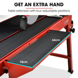 NNEMB 1500W Electric Tile Saw Cutter with 300mm (12) Blade-920mm Cutting Length-Side Extension Table