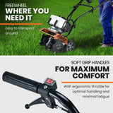 NNEMB Titan 7 10in. 52cc 2-Stroke Petrol Handheld Cultivator Tiller
