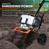 NNEMB Titan 5 10in. 43cc 2-Stroke Petrol Handheld Cultivator Tiller