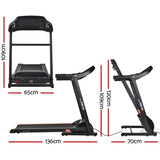 NNEDSZ Electric Treadmill MIG41 40cm Running Home Gym Machine Fitness 12 Speed Level Foldable Design