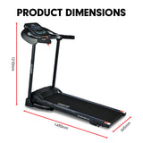 NNEDPE Powertrain MX1 Foldable Home Treadmill for Cardio Jogging Fitness