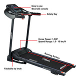 NNEDPE Powertrain MX1 Foldable Home Treadmill for Cardio Jogging Fitness