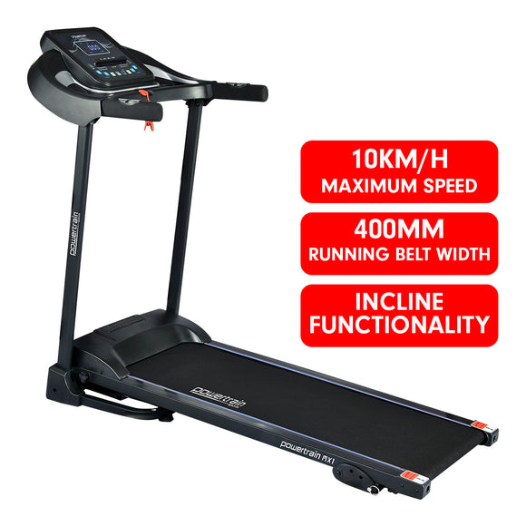 NNEDPE Powertrain MX1 Foldable Home Treadmill for Cardio Jogging Fitness