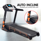 NNEDPE Powertrain MX2 Foldable Home Treadmill Auto Incline Cardio Running