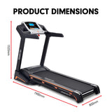 NNEDPE Powertrain MX2 Foldable Home Treadmill Auto Incline Cardio Running