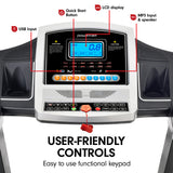 NNEDPE Powertrain MX2 Foldable Home Treadmill Auto Incline Cardio Running