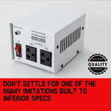 NNEMB 300W Step Down Transformer 240V-110 Stepdown Voltage Converter AU-US