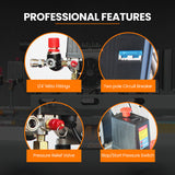 NNEMB 100L 4.5HP Silent Oil-Free Electric Air Compressor-Portable-Twin Nitto Outlets (15A Plug)