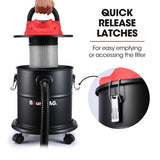 NNEMB 20L 1200W Ash Vacuum Cleaner-for Fireplace-BBQ-Fire Pit