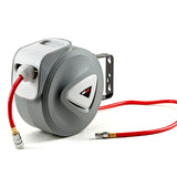 NNEMB 10m Retractable Air Hose Reel Compressor Wall Mounted Auto Rewind
