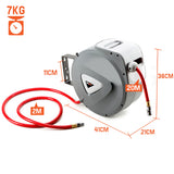 NNEMB 20m Retractable Air Hose Reel Compressor Wall Mounted Auto Rewind