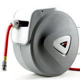 NNEMB 20m Retractable Air Hose Reel Compressor Wall Mounted Auto Rewind
