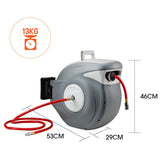 NNEMB 30m Retractable Air Hose Reel Compressor Wall Mounted Auto Rewind