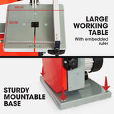 NNEMB 500W Wood Bandsaw with Stand-115mm Cutting Depth (BS40)