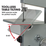 NNEMB 500W Wood Bandsaw-Benchtop-115mm Cutting Depth (BS40)