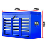 NNEMB 9 Drawer Tool Box Chest Mechanic Organiser Garage Storage Toolbox Set