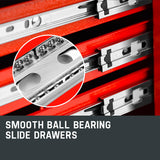 NNEMB 9 Drawer Tool Box Chest Organiser Mechanic Garage Storage Toolbox Set