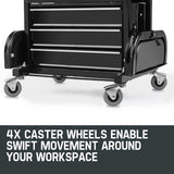 NNEMB Rolling Tool Box Stool Mechanic Creeper Toolbox Seat Cushion Garage Tray