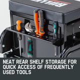 NNEMB Rolling Tool Box Stool Mechanic Creeper Toolbox Seat Cushion Garage Tray