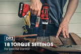NNEMB 20V Cordless Drill and Impact Driver Kit with SYNC Battery and Charger