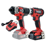 NNEMB 20V Cordless Drill and Impact Driver Kit with SYNC Battery and Charger