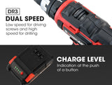 NNEMB 20V Cordless Drill and Impact Driver Kit with SYNC Battery and Charger