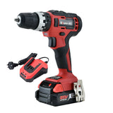 NNEMB 20V SYNC Cordless Lithium Power Drill Kit-with Battery-Charger-Hammer Drill Function-Accessory Kit