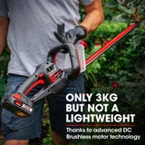 NNEMB HH3 20V SYNC Cordless Electric Hedge Trimmer with Battery and Fast Charger Kit