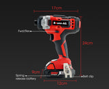 NNEMB 20V SYNC Cordless Lithium Impact Driver Kit-with Battery-Charger-Carry Bag