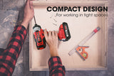 NNEMB 20V SYNC Cordless Lithium Impact Driver Kit-with Battery-Charger-Carry Bag