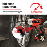NNEMB IW3 20V SYNC Cordless Impact Wrench Gun Kit with Battery and Fast Charger